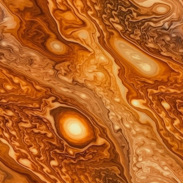 Jupiter Surface Seamless Texture Planet Gas Giant Atmospheric Storms Swirling Abstract Space