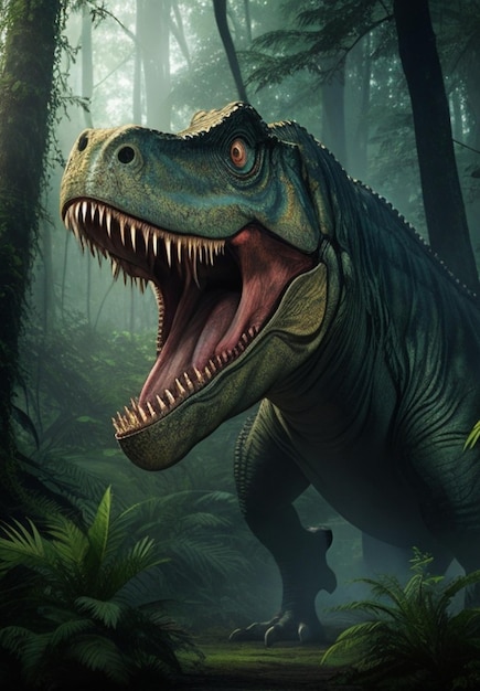 jurassic world trex forest