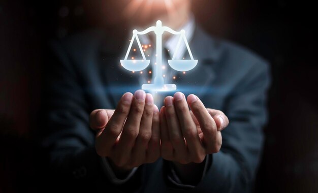justice lawyers with judge gavel businessman in suit or lawyer hiring lawyers in the digital system legal law prosecution legal adviser lawsuit detective investigationlegal consultantxa