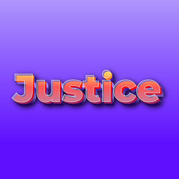 Justicetext effect jpg gradient purple background card photo