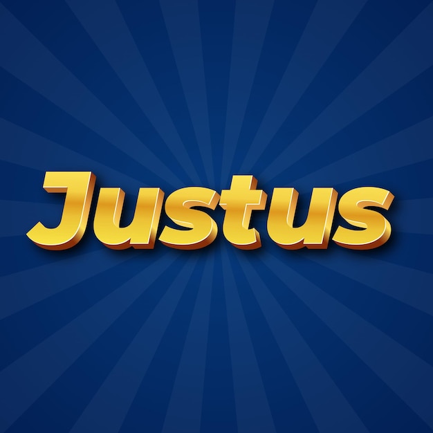 Justus Text effect Gold JPG attractive background card photo