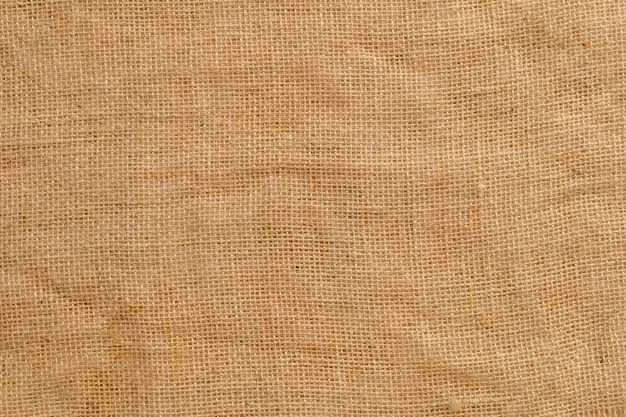 Jute fabric texture with fine mesh