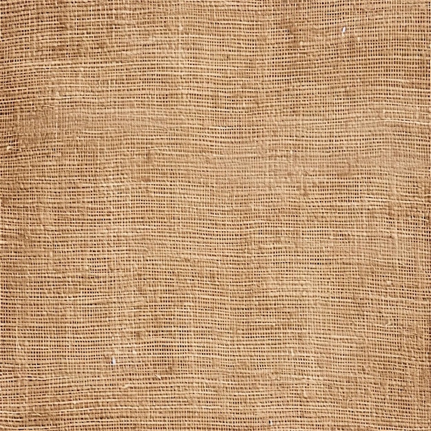 Jute hessian sackcloth canvas woven texture pattern background in light beige cream brown color