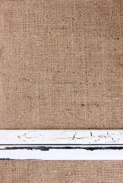 Foto jute textured achtergrond