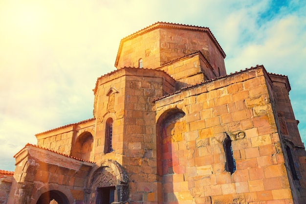 Jvari Monastery near Mtskheta city in Georgia country