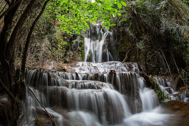 Ka Ngae Sot Waterfall at Thung Yai Naresuan Wildlife Sanctuary National Park