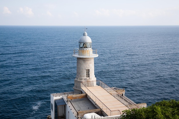 Kaap santa catalina vuurtoren weergave Lekeitio Spanje