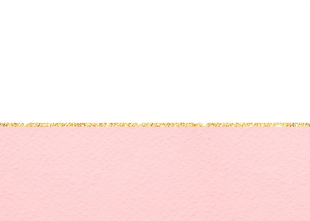 kaart mockup witte en roze kleur met gouden decor