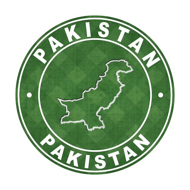 Kaart van het Pakistan Football Field Clipping Path