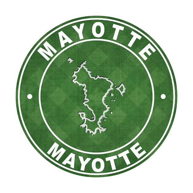 Kaart van het voetbalveld van Mayotte