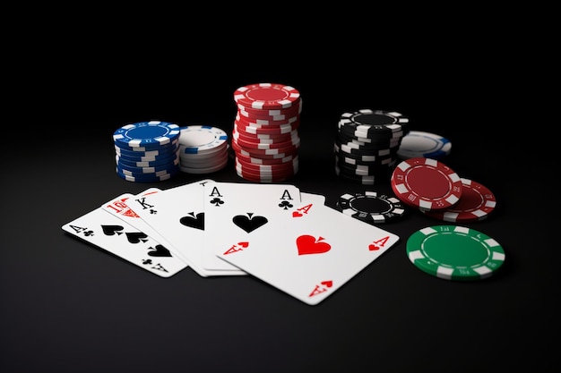 kaarten ventilatorpictogram voor spel blackjack pokerchips