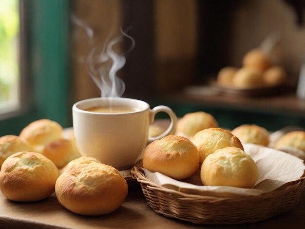 kaas en koffiebrood