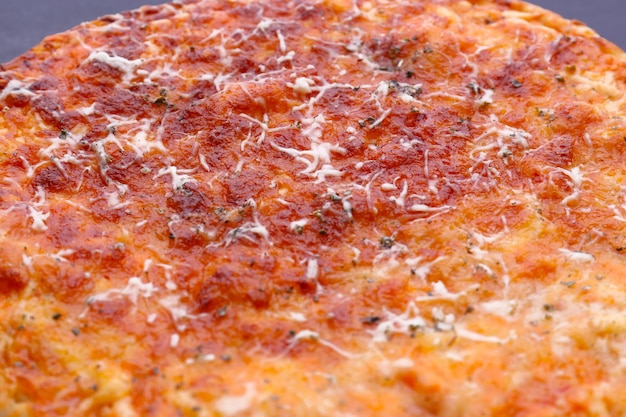 Kaas pizza close-up