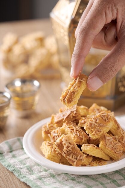 The Kaasstengels Dutch cheese finger cookies for eid mubarak