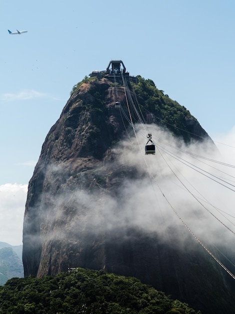 Kabelbaan naar Suikerbroodberg Rio de Janeiro Brazilië