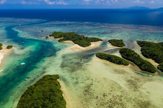 Kabira Bay in ishigaki island of Japan