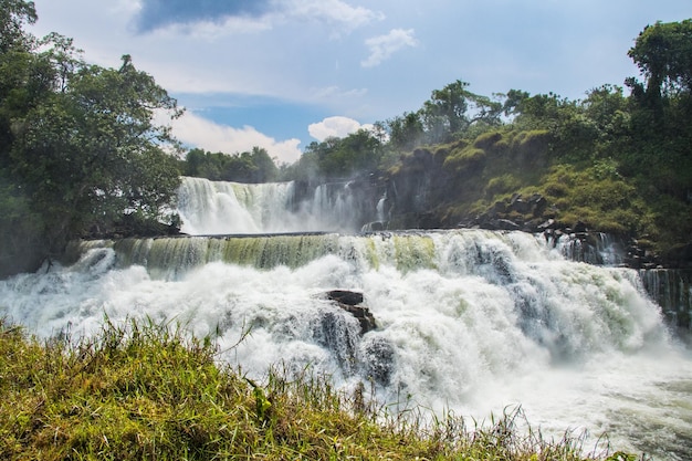 Kabwelume Water Falls in Northern Province Zambia