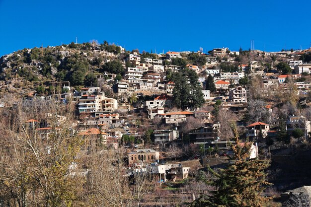 Kadisha Valley in mountains of Lebanon