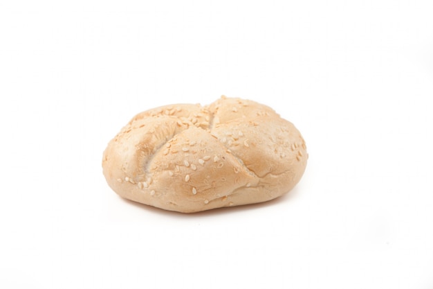 Kaiser roll with sesame seeds