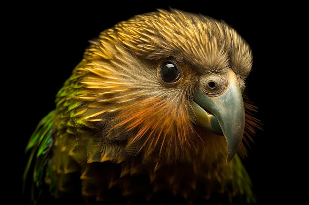 kakapo 초상화 Strigops habroptilus