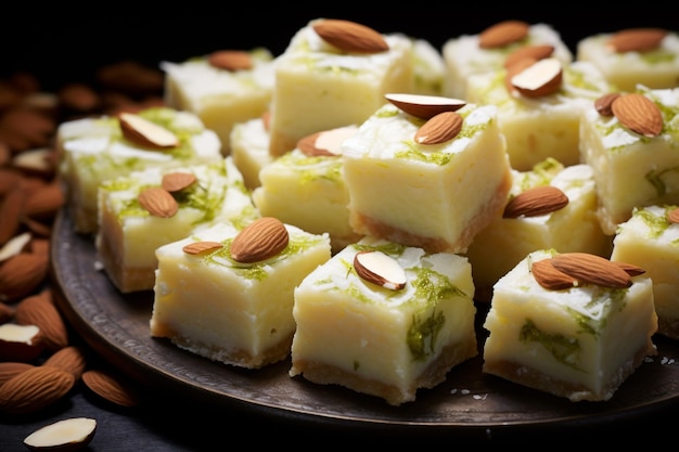 kalakand burfi is an Indian milk based sweet that is also known as alwar mawa qalaqand barfi