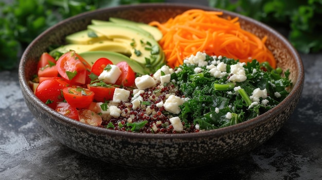 Kale and Quinoa Salad Bowl