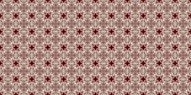 Kaleidoscoop van kleuren met een prachtig sierpatroon Naadloos patroon