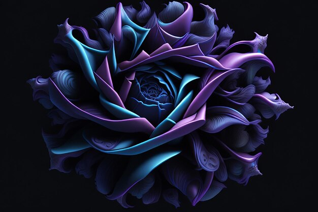 Kaleidoscoophemel De dans van roze, paars en blauw in betoverende rookvertoningen Achtergrond 6k