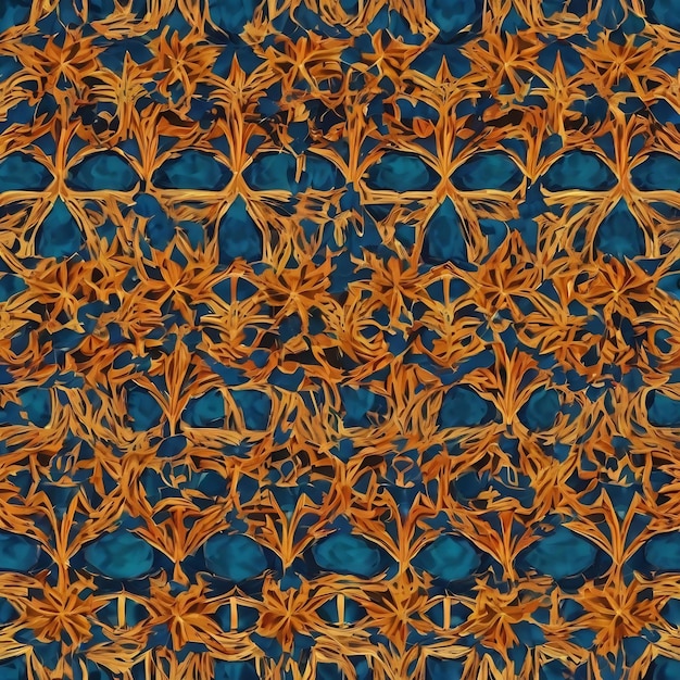 Kaleidoscope abstract background seamless pattern based on ancient greek ornament