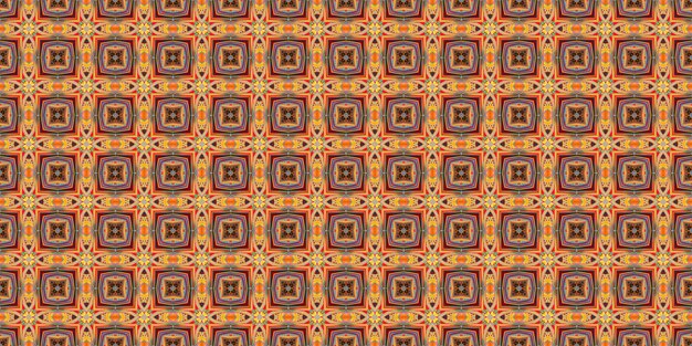 Kaleidoscope of color with beautiful ornamental pattern Seamless background