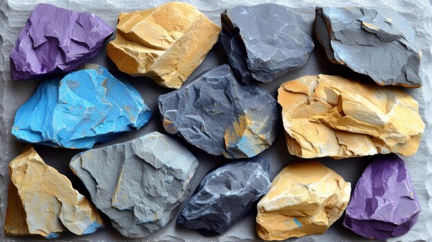 Premium Photo  Kaleidoscope of Colored Stones A Natural Symphony of 