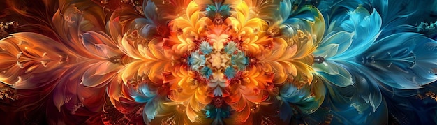 Photo a kaleidoscope of colors beauty