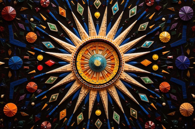 Kaleidoscopeinspired art framed memories to create an innovative visual tapestry