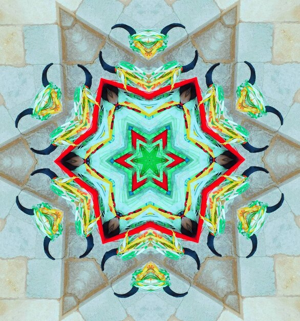 kaleidoscopic fractals for backgrouds and design