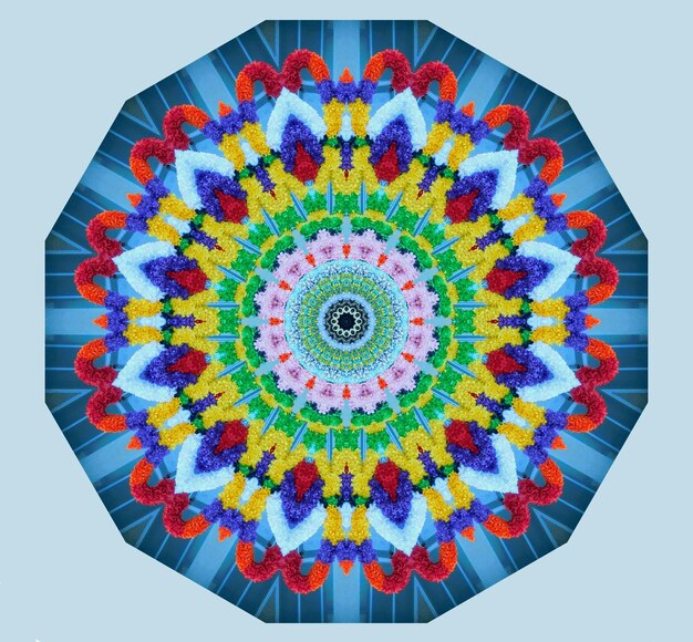 Kaleidoscopic fractals for backgrouds and design