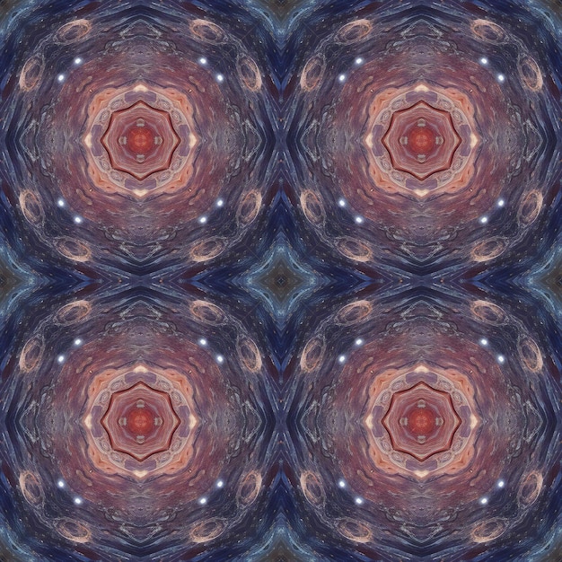 Kaleidoscopic ornamental pattern Seamless texture