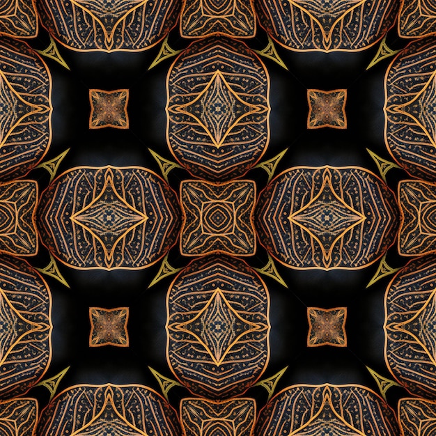 Kaleidoscopic wallpaper tiles Background or texture