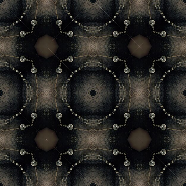 Kaleidoscopic wallpaper tiles Seamless texture or background