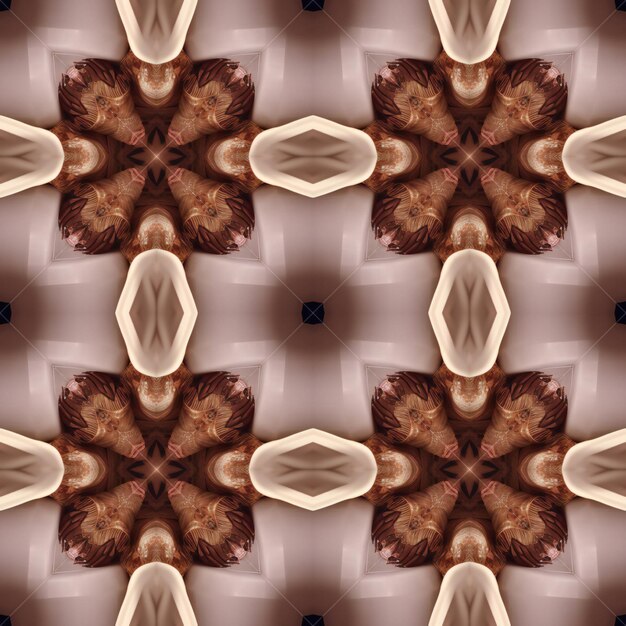 Kaleidoscopic wallpaper tiles Seamless texture or background