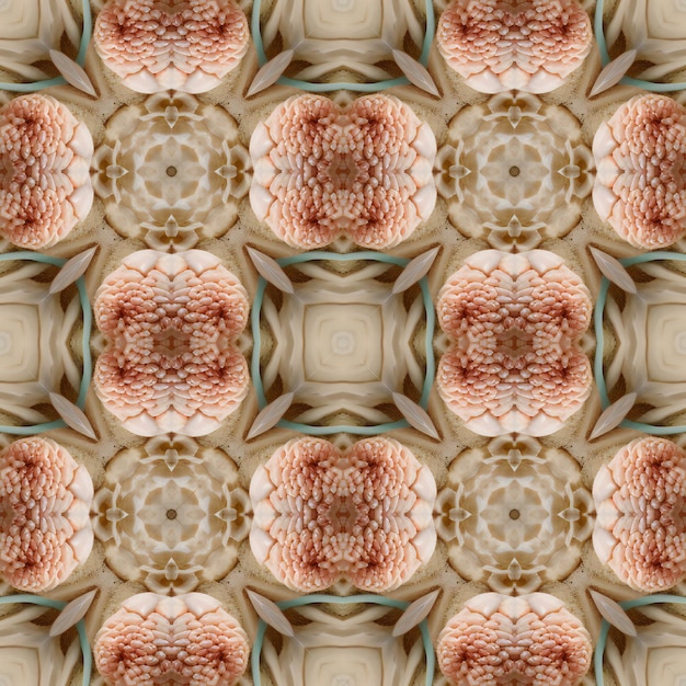 Kaleidoscopic wallpaper tiles Seamless texture or background