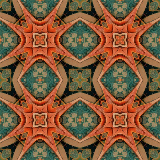 Photo kaleidoscopic wallpaper tiles seamless texture or background