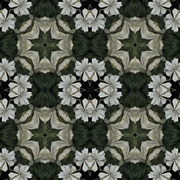 Kaleidoscopic wallpaper tiles Seamless texture or background
