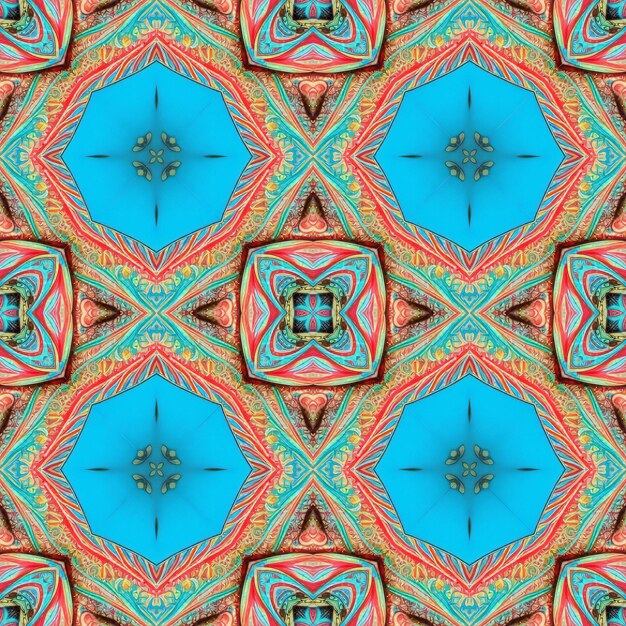 Photo kaleidoscopic wallpaper tiles seamless texture or background