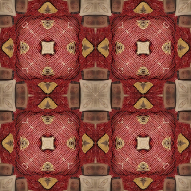 Kaleidoscopic wallpaper tiles Seamless texture or background