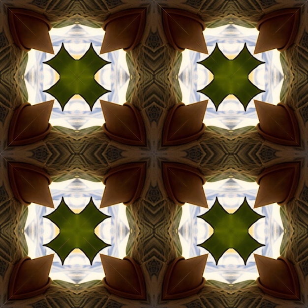 Kaleidoscopische behangtegels Naadloze textuur of achtergrond