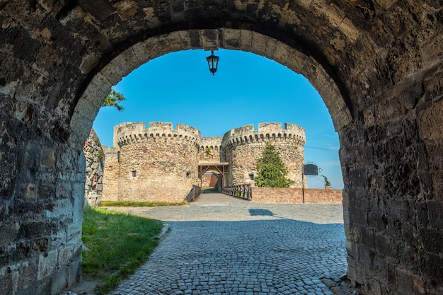 Kalemegdan fortress in Belgrade Serbia