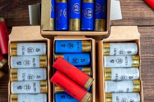 kaliber kaliber kleuren cartridges jacht shells doos pack