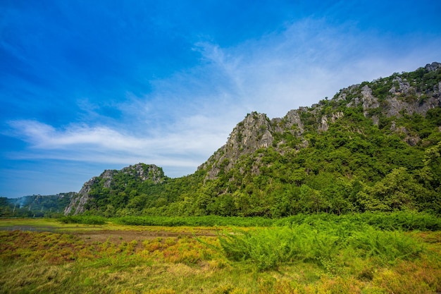 Kalksteenbergen in Azië