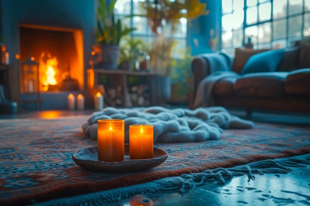Kalmerende Sanctuary Plush Gooit Ambient Glow Fireside Bliss