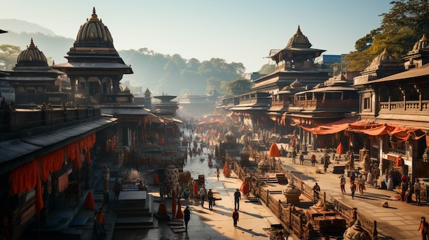 Kamakhya Temple full view in india